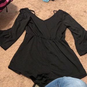 Black romper. Size large, fits like medium